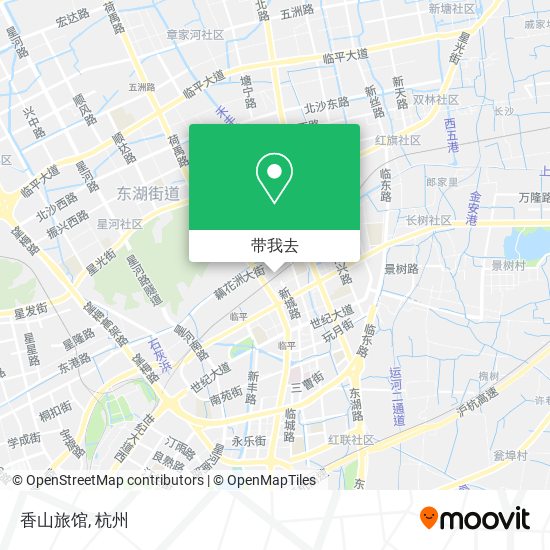 香山旅馆地图