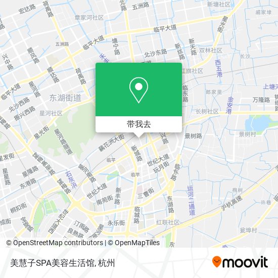 美慧子SPA美容生活馆地图