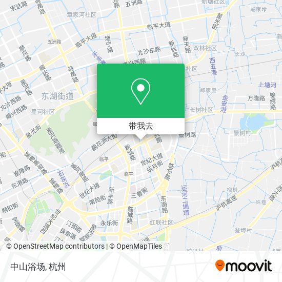 中山浴场地图