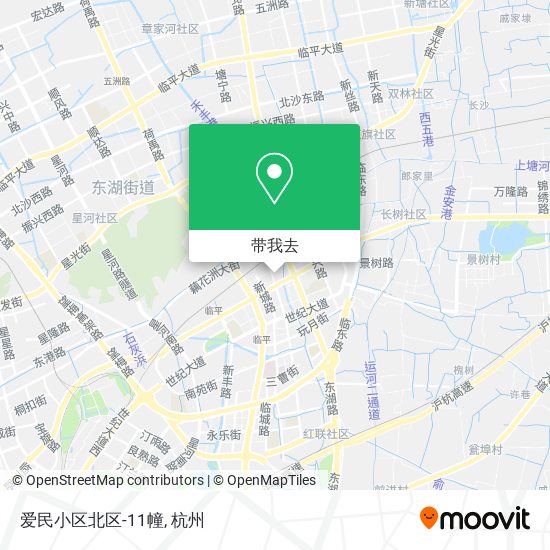 爱民小区北区-11幢地图