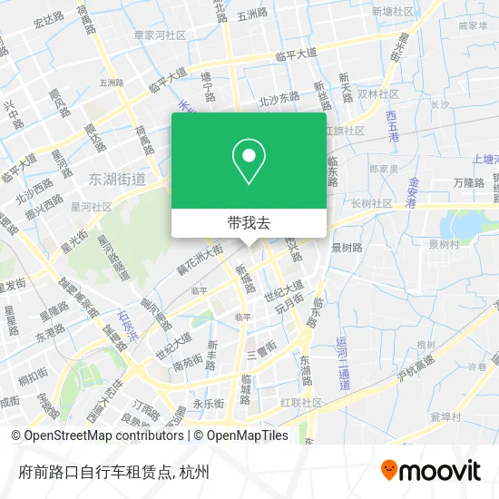 府前路口自行车租赁点地图