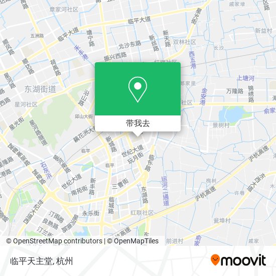 临平天主堂地图