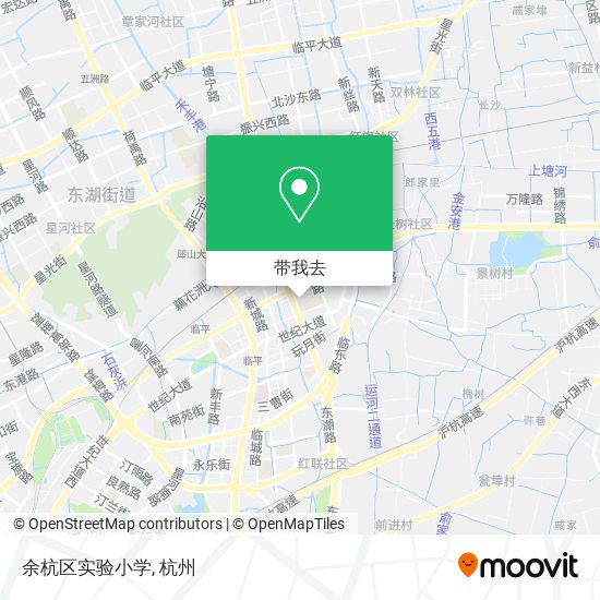 余杭区实验小学地图