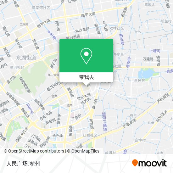人民广场地图