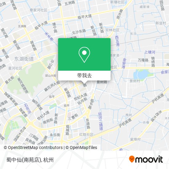 蜀中仙(南苑店)地图
