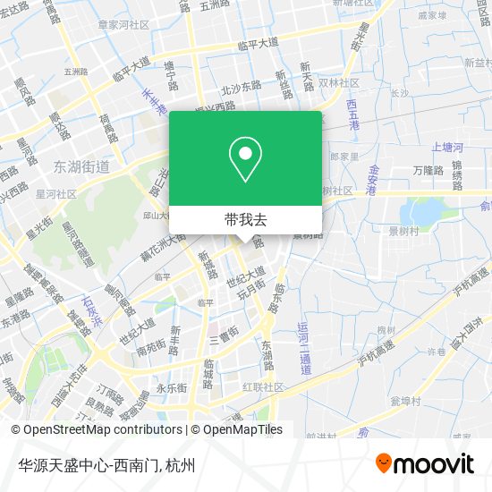 华源天盛中心-西南门地图