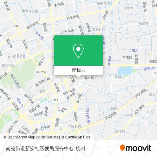 南苑街道新安社区便民服务中心地图
