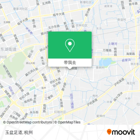 玉盆足道地图