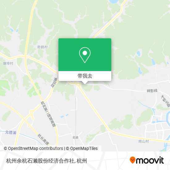 杭州余杭石濑股份经济合作社地图