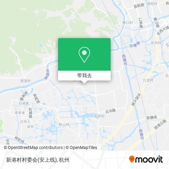 新港村村委会(安上线)地图