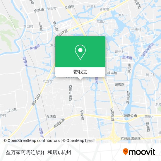 益万家药房连锁(仁和店)地图