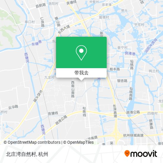 北庄湾自然村地图