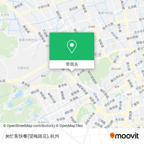 匆忙客快餐(望梅路店)地图