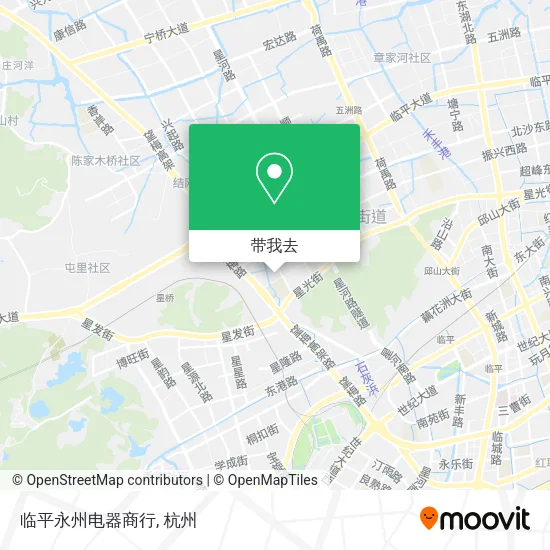 临平永州电器商行地图