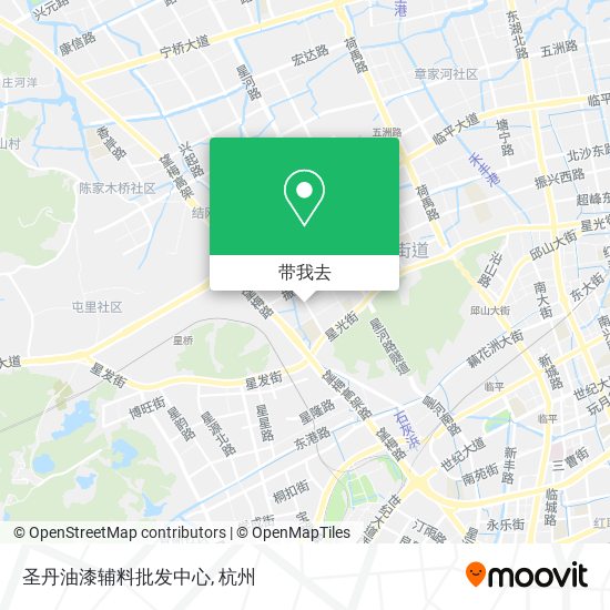 圣丹油漆辅料批发中心地图