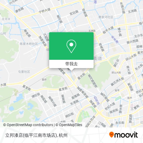 立邦漆店(临平江南市场店)地图