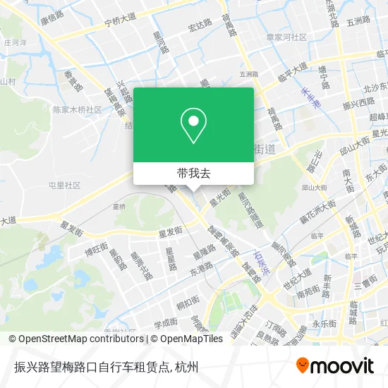 振兴路望梅路口自行车租赁点地图