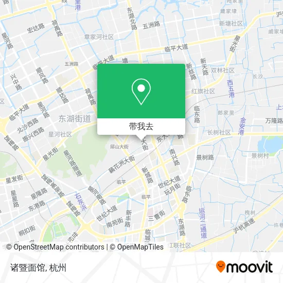 诸暨面馆地图