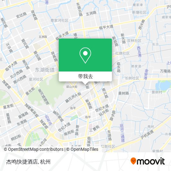 杰鸣快捷酒店地图