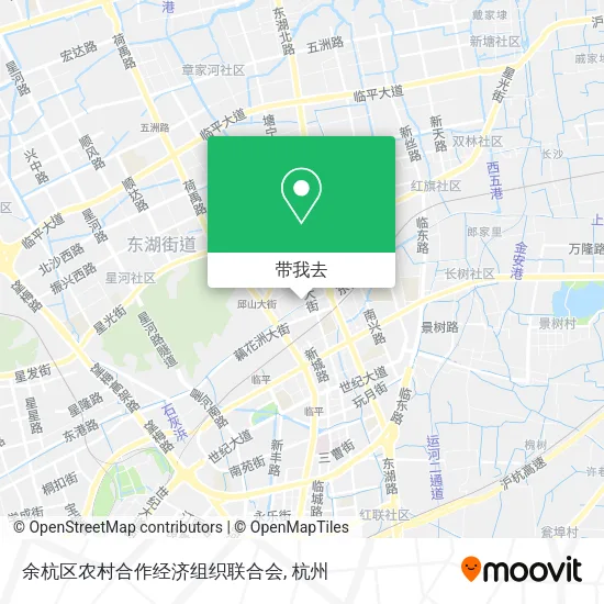 余杭区农村合作经济组织联合会地图