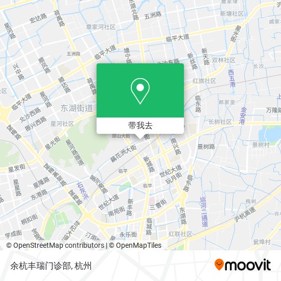 余杭丰瑞门诊部地图