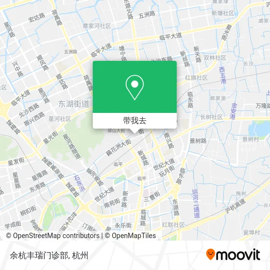 余杭丰瑞门诊部地图