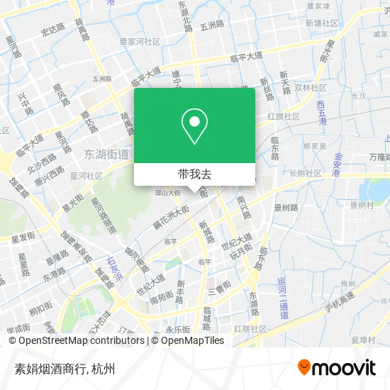 素娟烟酒商行地图