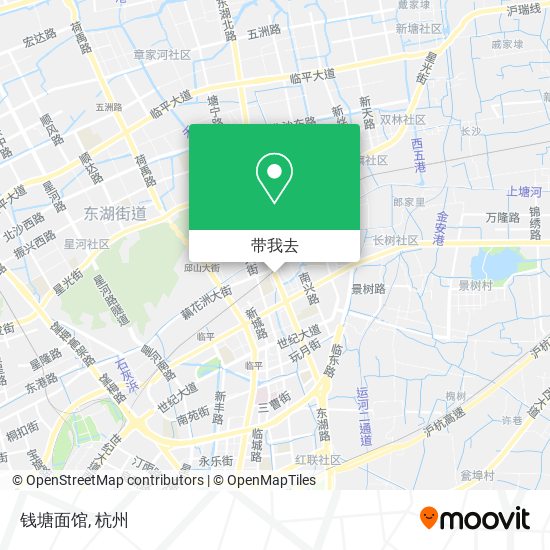 钱塘面馆地图