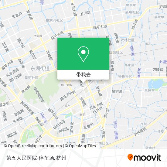 第五人民医院-停车场地图