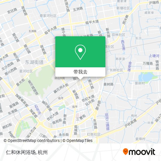 仁和休闲浴场地图