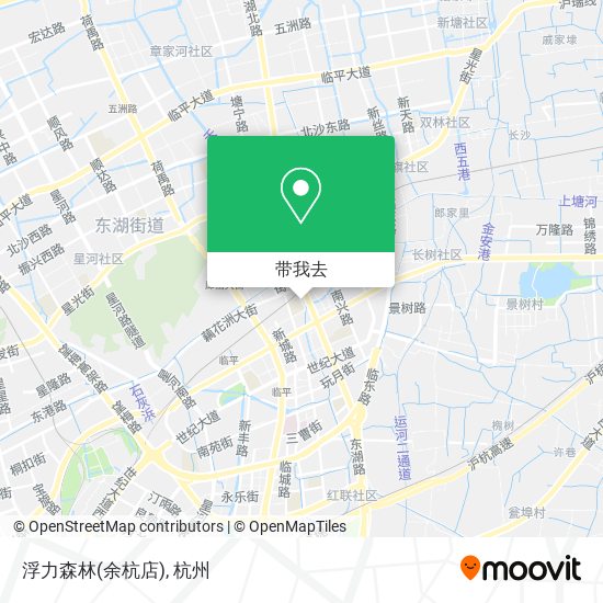 浮力森林(余杭店)地图