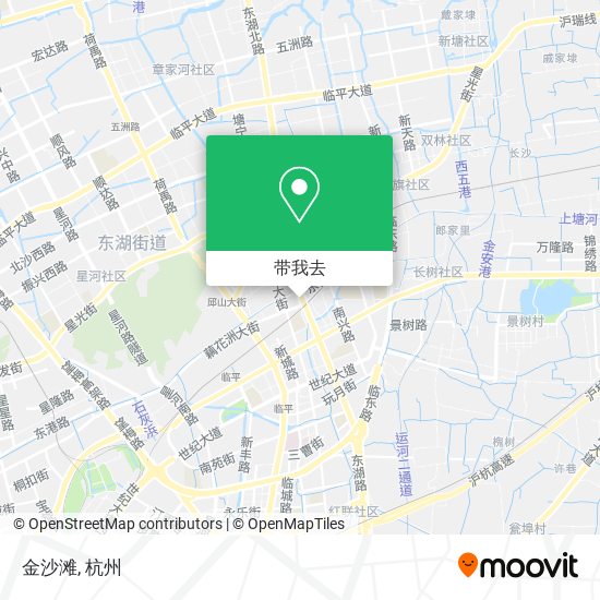 金沙滩地图