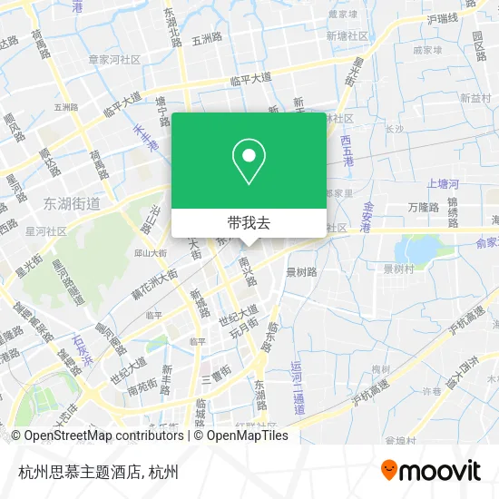 杭州思慕主题酒店地图