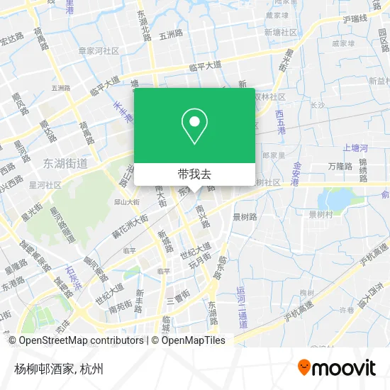 杨柳邨酒家地图