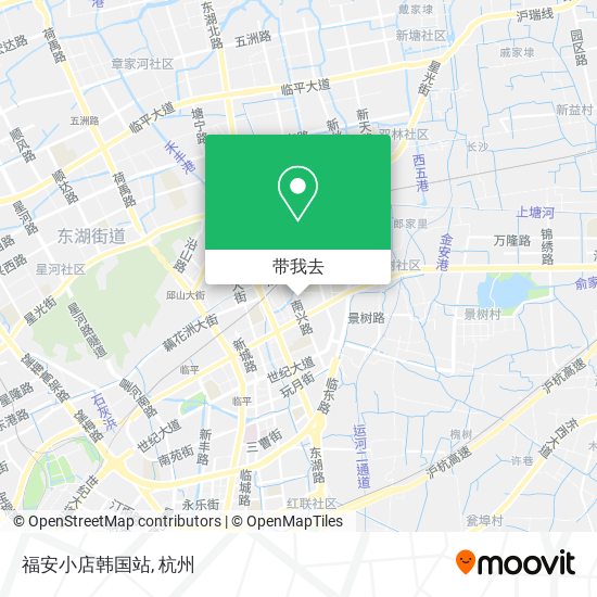 福安小店韩国站地图