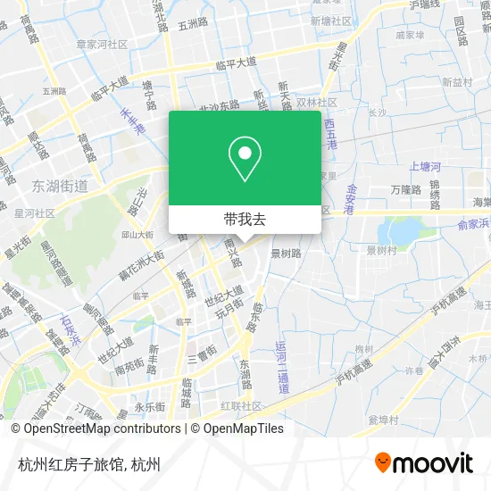 杭州红房子旅馆地图