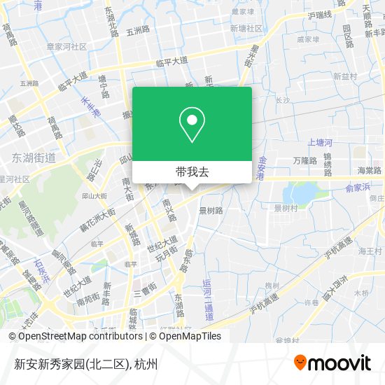 新安新秀家园(北二区)地图
