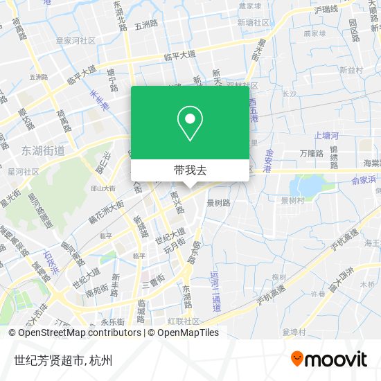 世纪芳贤超市地图