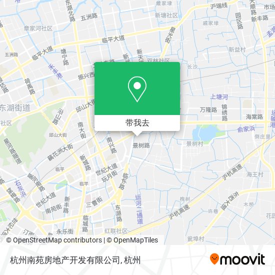 杭州南苑房地产开发有限公司地图