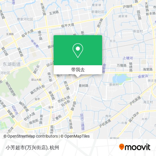 小芳超市(万兴街店)地图