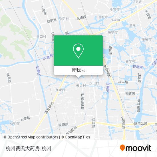 杭州费氏大药房地图