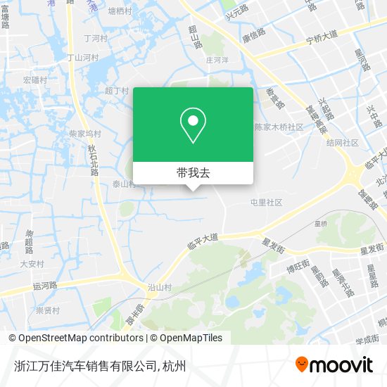 浙江万佳汽车销售有限公司地图
