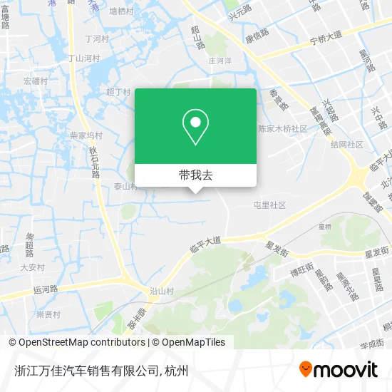 浙江万佳汽车销售有限公司地图