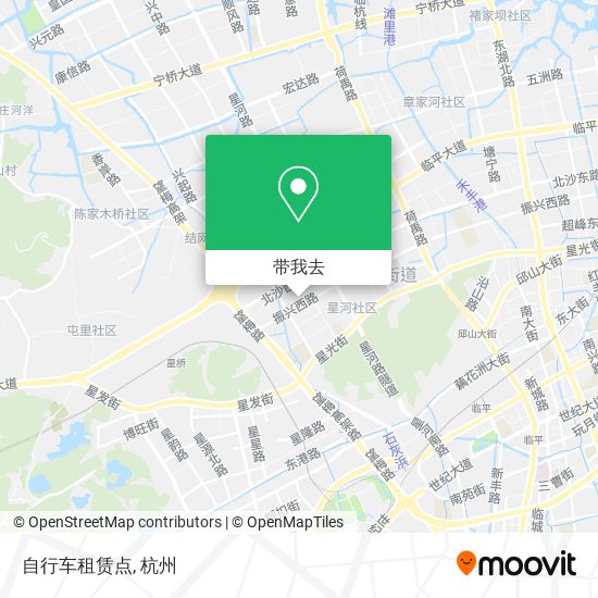 自行车租赁点地图