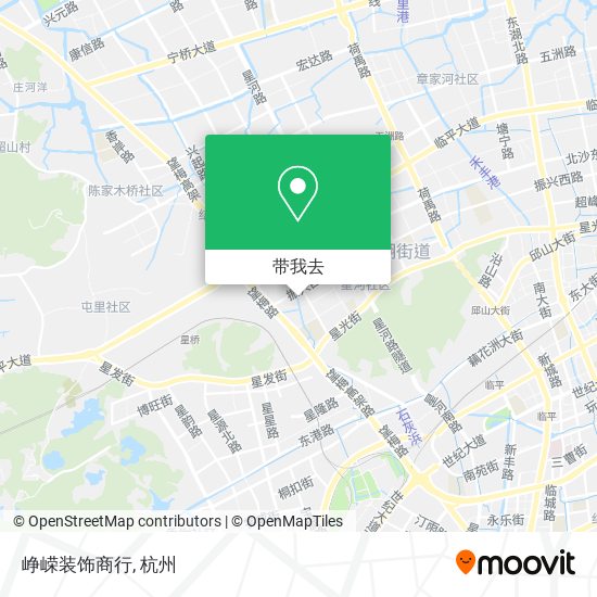峥嵘装饰商行地图