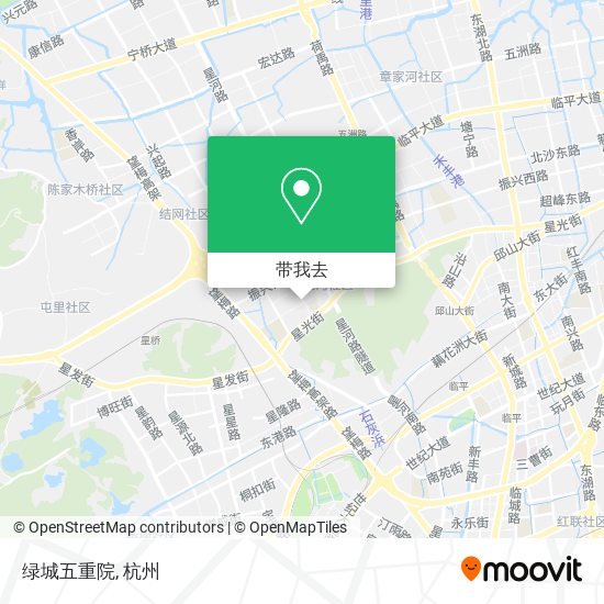 绿城五重院地图