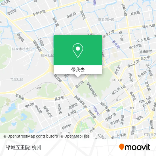 绿城五重院地图