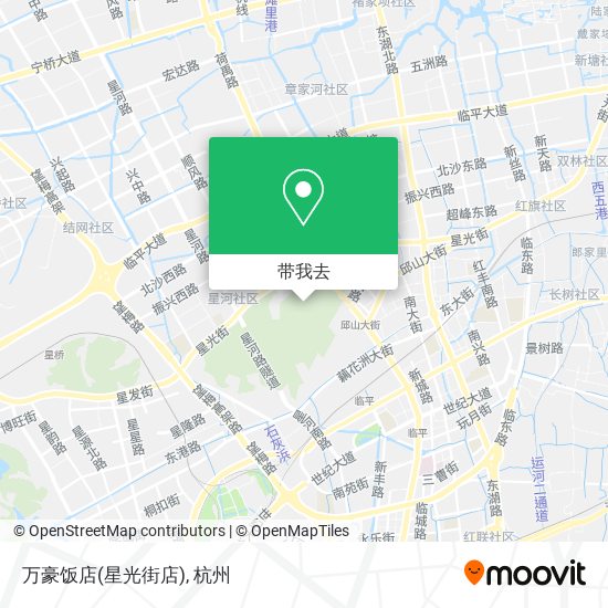 万豪饭店(星光街店)地图