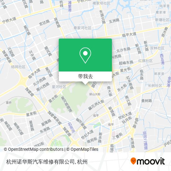 杭州诺华斯汽车维修有限公司地图