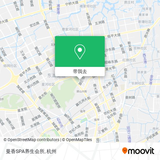 曼香SPA养生会所地图
